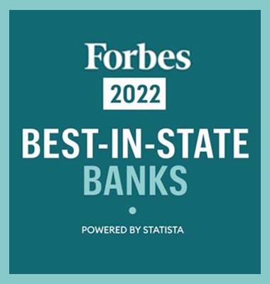 Forbes 2022 Best-in-State Banks icon.