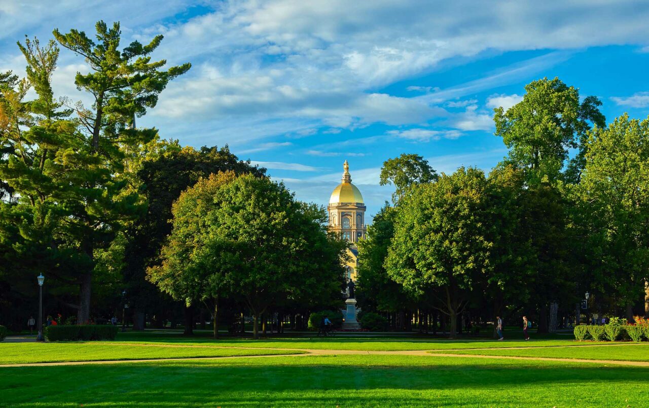 The Golden Dome at University of Notre Dame.