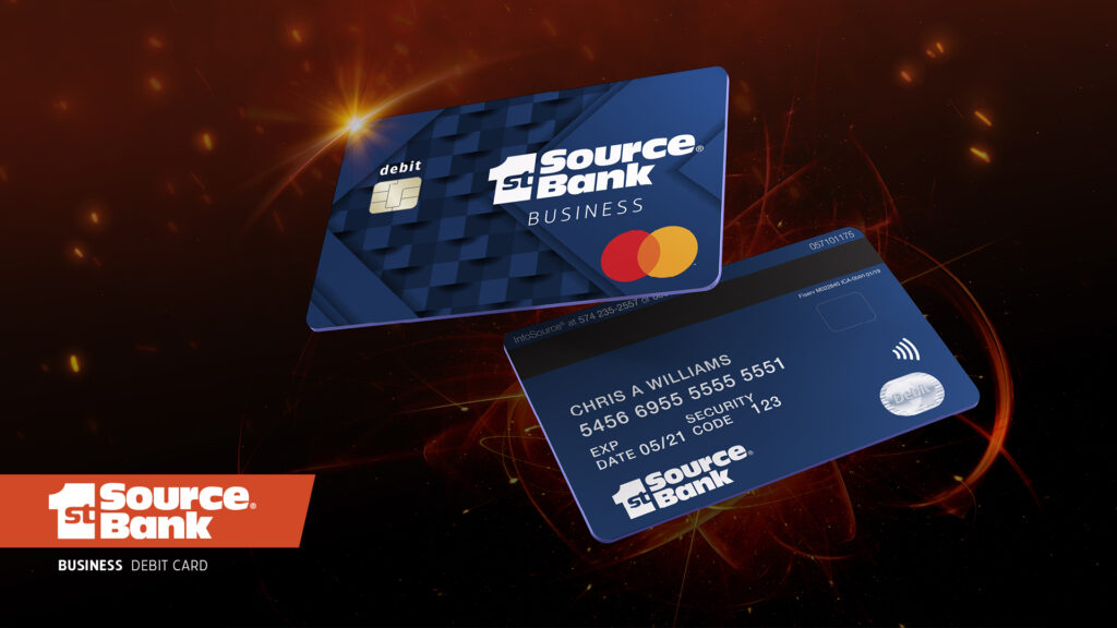 1st Source Bank Business Debit card.