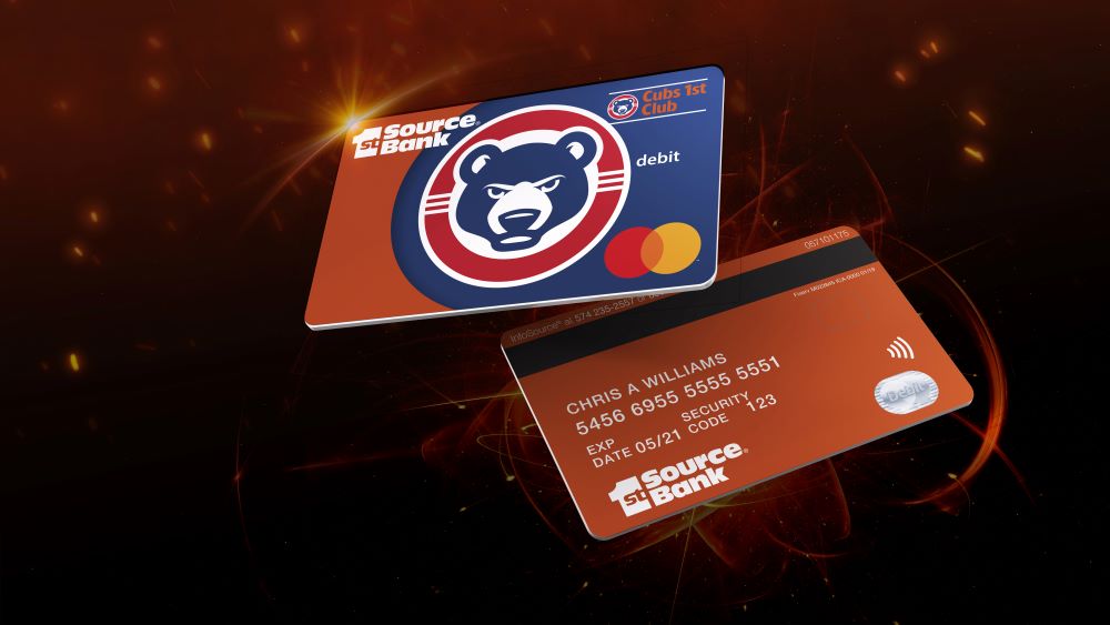 South Bend Cubs 1st Club Debit Card