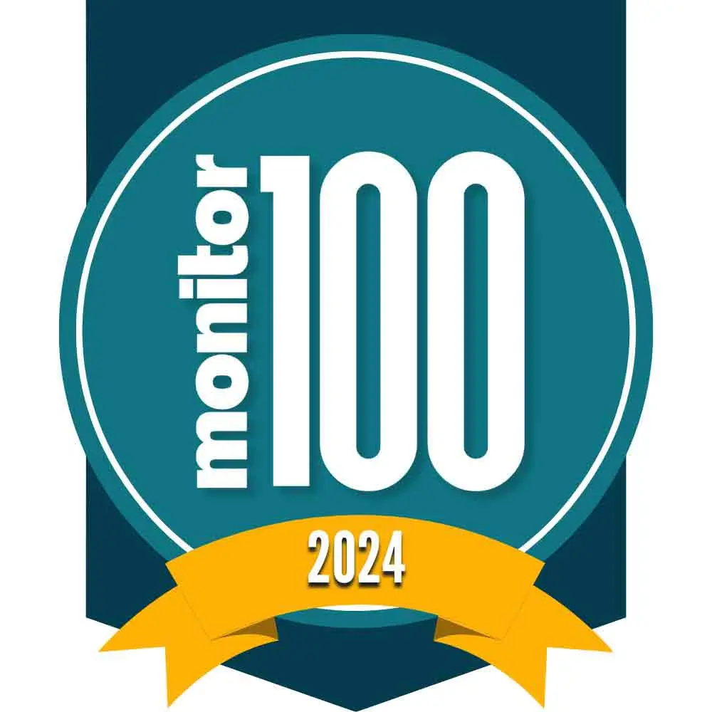 2024 Monitor 100 Award Logo