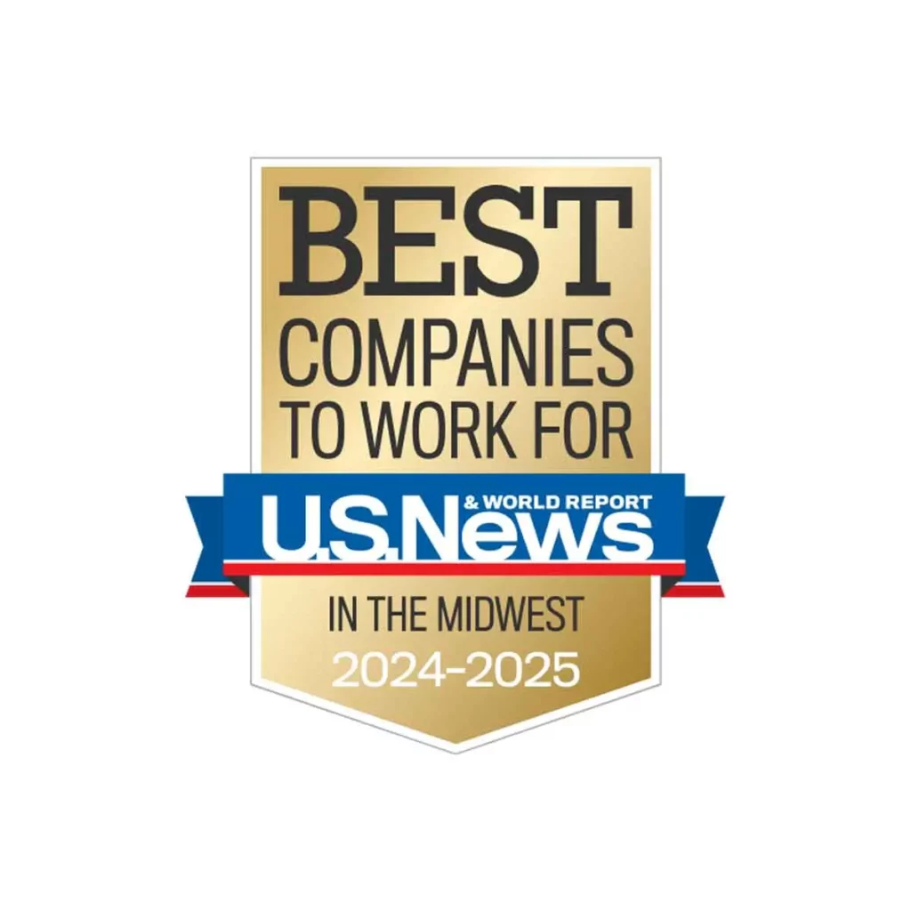 U.S. News & World Report Best Companies to Work For Midwest logo