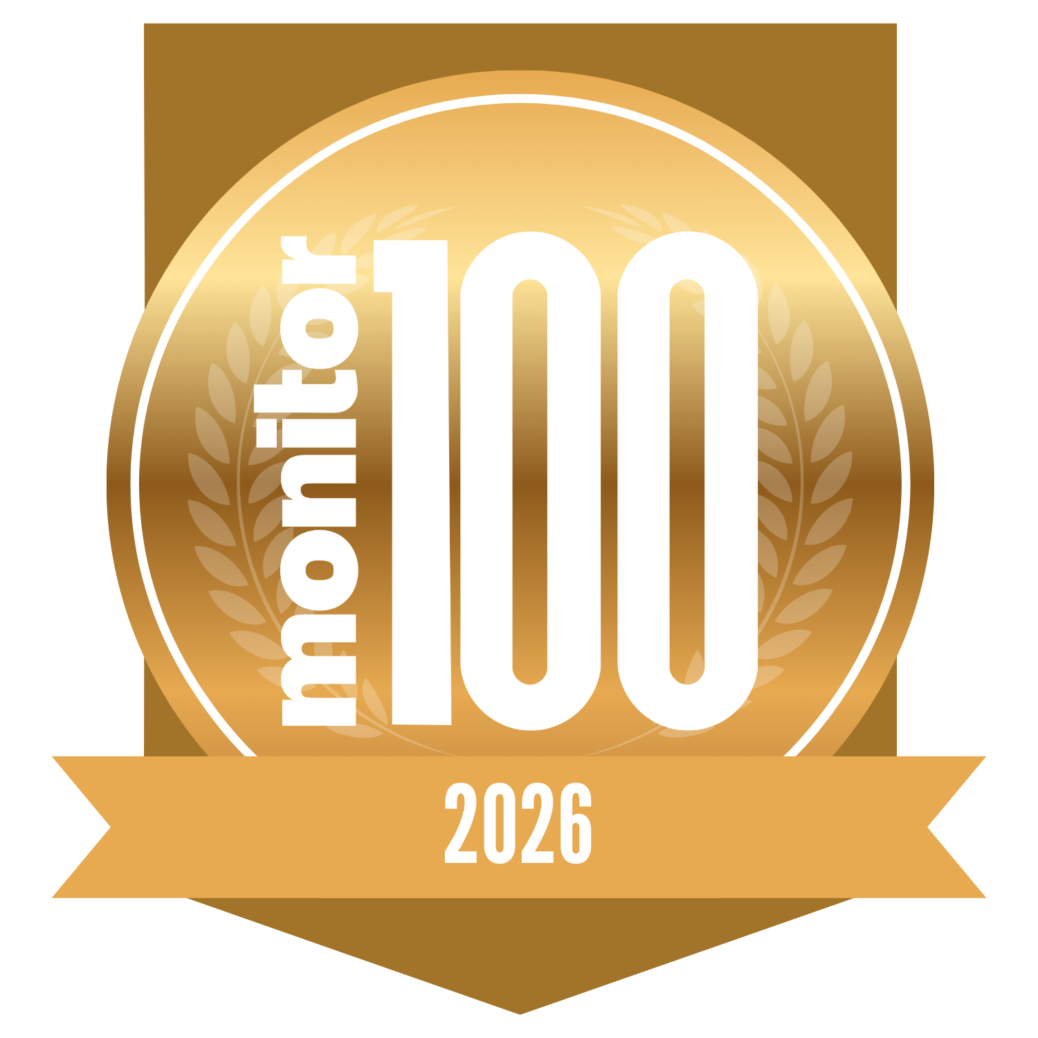 2026 Monitor 100 equipment finance award logo