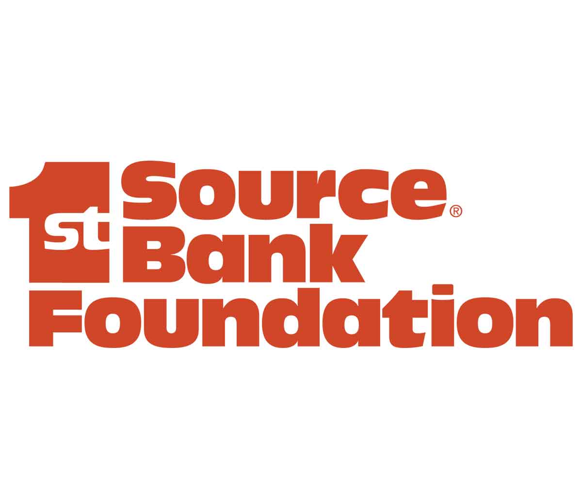 The logo for the 1st Source Bank Foundation