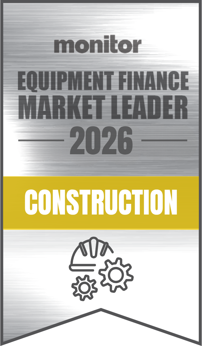 Monitor Top 20 in Construction Equipment Finance recognition badge